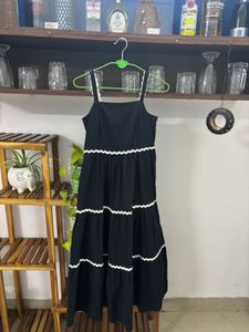 Black Tiered Maxi Dress