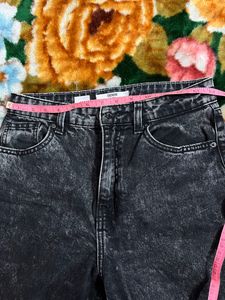 Mom Denim Jeans (charcoal)