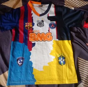 Unique Multi-Club Soccer Jersey size 24 for boys