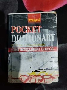 A Pocket Dictionary (English -english-hindi)