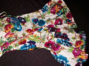 Flowery💐Kurta Plazoo Set
