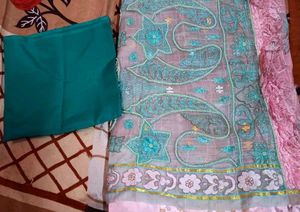 Bollywood Banarasi Silk Saree Handwork Wedding