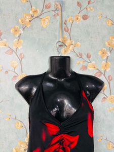 Vintage Rosette Halter Top