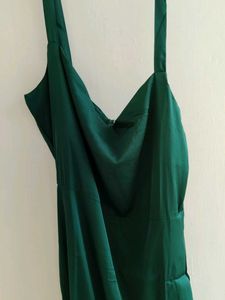 Emerald Green Slip Dress