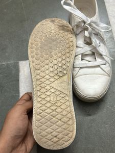 White Canvas Sneakers