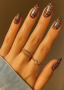 Leopard Print Press-On Nails