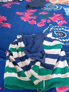 Striped Zip-Up Hoodie