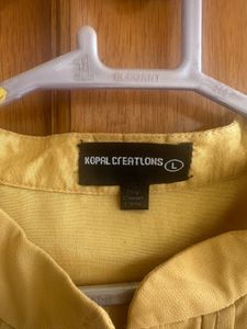 Elegant Mustard Tunic Kurta