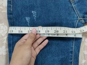 Blue Distressed Jeans