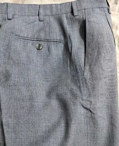 Grey Pleated Pants