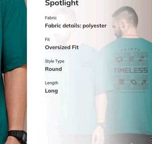 Men Typographic Print Oversized Fit T-Shirt