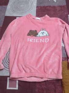 Cute Pink &#39;Friend&#39; Top and lower