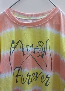 Orange Yellow Colour Girl Top