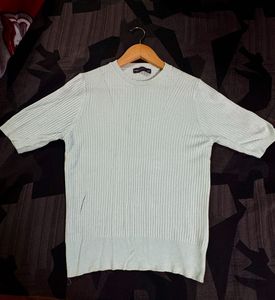 Marks &amp; Spencer Ribbed Crew Neck Female Tshirt