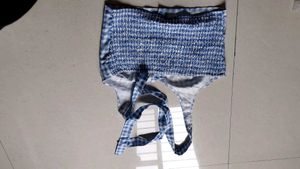 Gingham Button-Down Top