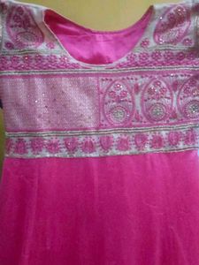 Pink Embroidered Kurta Set