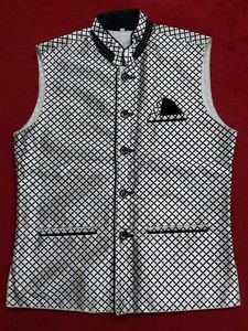 Stylish Black & White Modi Jacket