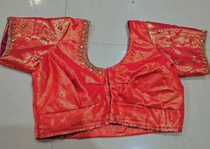 Elegant Red Banarasi Silk Saree