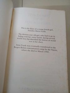 Anne Frank&#39;s Diary