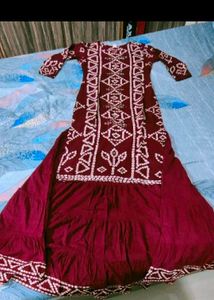 Skirt Kurti With Mask
