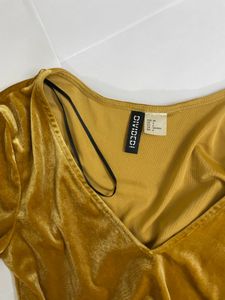 H&amp;M Golden Shimmer Party Dress