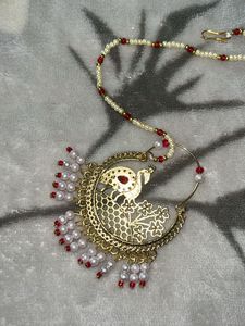 Elegant Peacock Nath