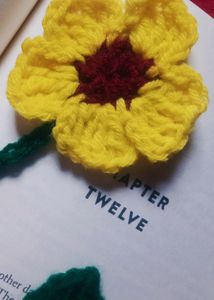 Crochet Sunflower bookmark ✨️☁️🌻