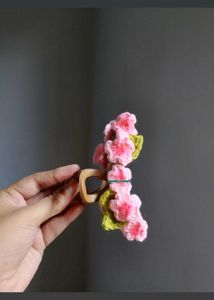 Crochet Floral Claw Clip🌸🍀