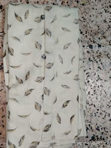 Feather Print Casual Shirt