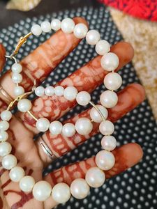 Combo Of 3 Pretty Earring (White Pearl)