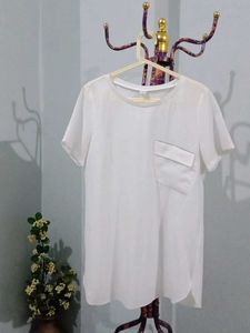 Sweet Korean Off-white Top