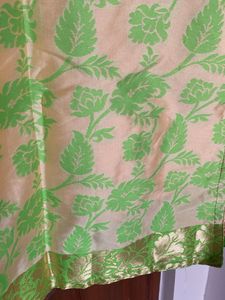 Elegant Green Floral Kurta