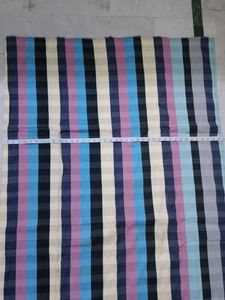 Striped Fabric Piece Carpet