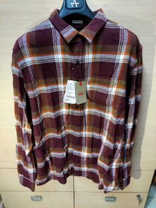 Levi's Plaid Full Sleeves Shirt