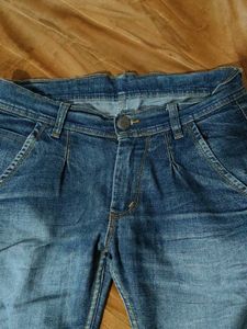 Distressed Denim Shorts