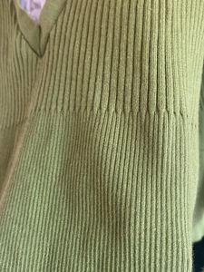 Green Shirt Style Sweater/ Cardigan