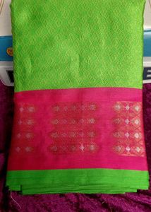Green & Pink Saree