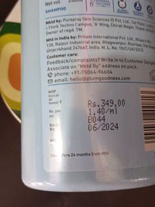 plum combo shampoo conditioner and hair mask
