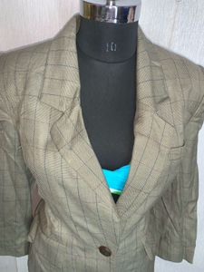 Vintage Plaid Blazer