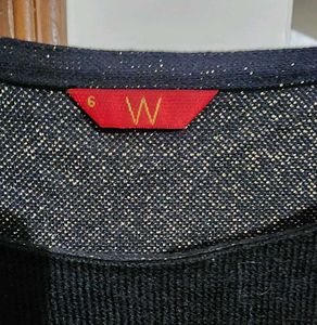 Woollens By W - Black Embroidered Kurta