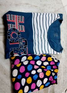 2 Sets Of T-shirts &amp; Pants