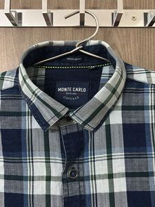 Monte Carlo Plaid Shirt- M