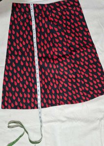 New Raindrop Print Skirt