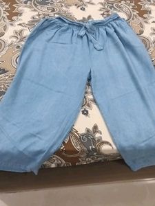 Cotton Denim Look Cullotes