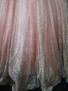 Beautiful Peach Party Gown For Women/Girls