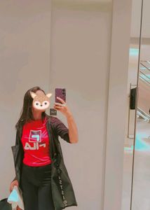 Fila Red Crop T Shirt