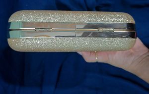 Golden Glitter Clutch