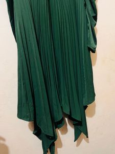 Emerald Green Asymmetrical Dress