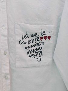 ZARA White Graphic Shirt