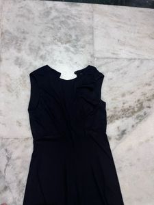 Sleeveless Black Gown